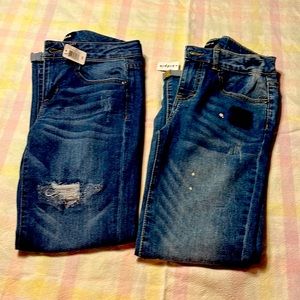 Kidpik Girls size 10 jeans NWT x2